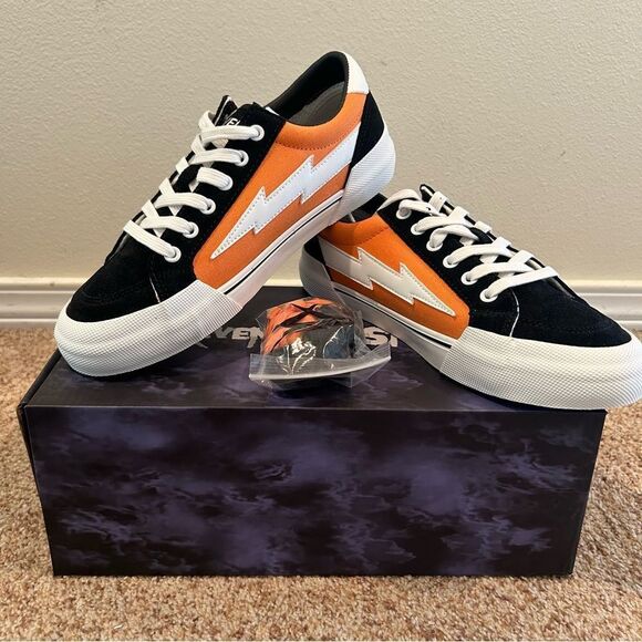NWT Revenge X Storm Men’s Size 6 Vol.2 Orange Black Shoes - Picture 1 of 12